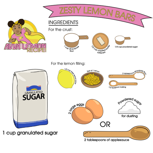 Avva Lemon's Zesty Springtime Lemon Bars Recipe