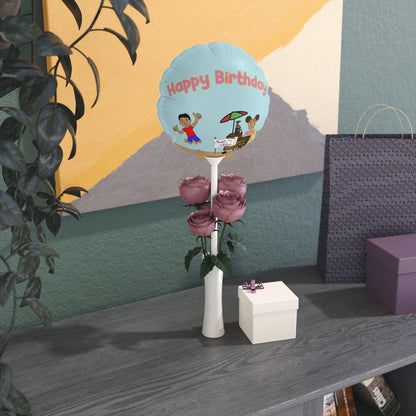 Avva Lemon Beach Fun Happy Birthday Balloon