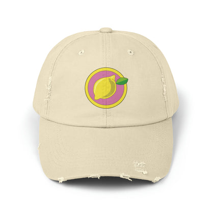 Avva Lemon Official Distressed Cap