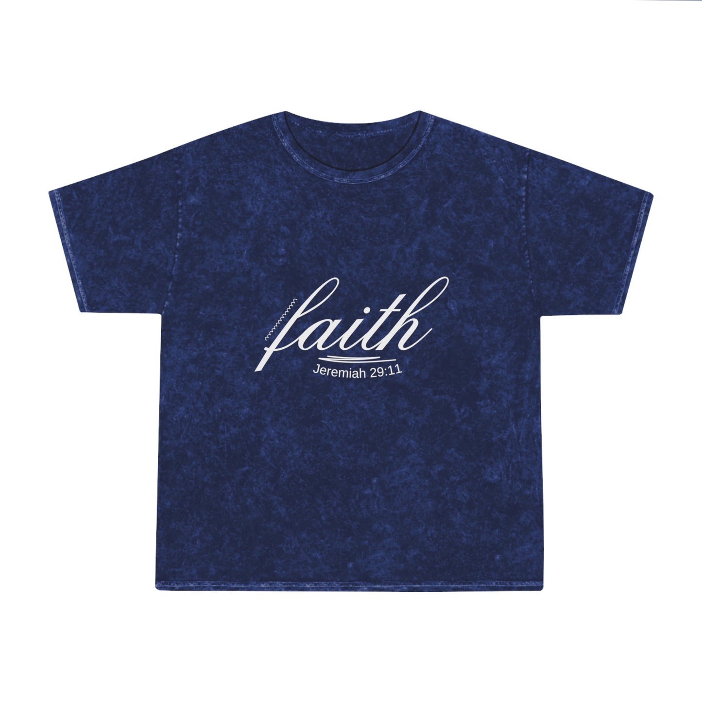 Woven in Faith Adult Mineral Wash T-Shirt