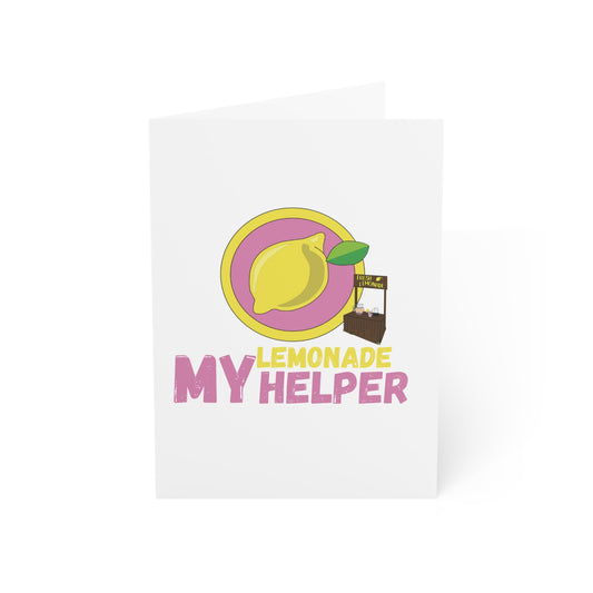 Mommy's 'My Lemonade Helper' Greeting Cards (1, 10, 30, and 50pcs)
