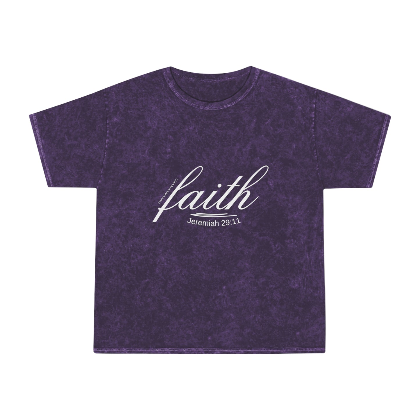 Woven in Faith Adult Mineral Wash T-Shirt